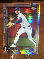 2025 Topps Chrome Bobby Witt Jr. #93 Prism Refractor Kansas City Royals
