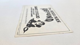 Nintendo NES The Mega Man Inserto de Reembolso CAP-NES-US-3