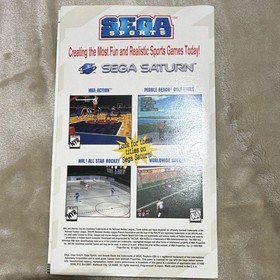 Daytona USA (Sega Saturn, 1995) Sega Sports Racing NTSC-U/C Manual Included