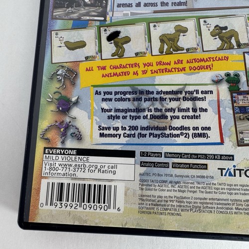 Magic Pengel: The Quest for Color PlayStation 2 CIB mit Handbuch & Registrierung - Bild 8 von 11