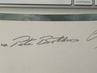 Pete Brothers pencil signed Battle of Britain RAF WW2