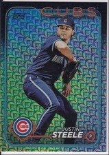2024 Topps Series 1 Justin Steele Easter Foil