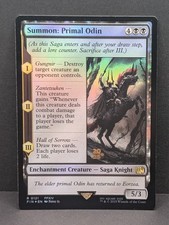 Summon: Primal Odin Prerelease FOIL FFIV Final Fantasy 9 MTG Magic The Gathering