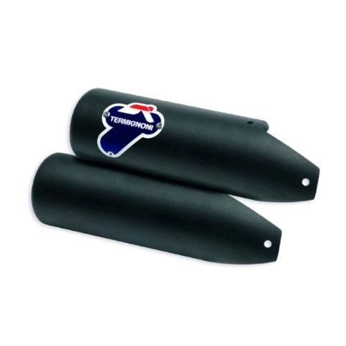 Coppia cover silenziatore omologato alluminio originali Ducati 96481291B - Imagen 1 de 1