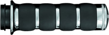 Kuryakyn Premium ISO Grips Without Throttle Boss Throttle-By-Wire Chrome