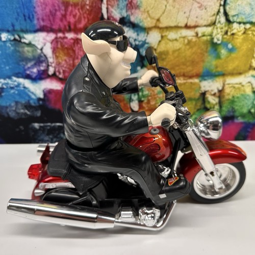 New Bright Pig Hog Harley Davidson Motorcycle Animated Lights & Sound Pre-Owned - Picture 5 of 24