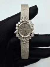 Omega Classic White Gold Vintage Manual Women's Watch. b13547