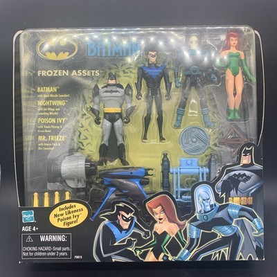 BATMAN Frozen Assets Figure Set 2002 - Batman, Nightwing, Mr.Freeze & Poison Ivy