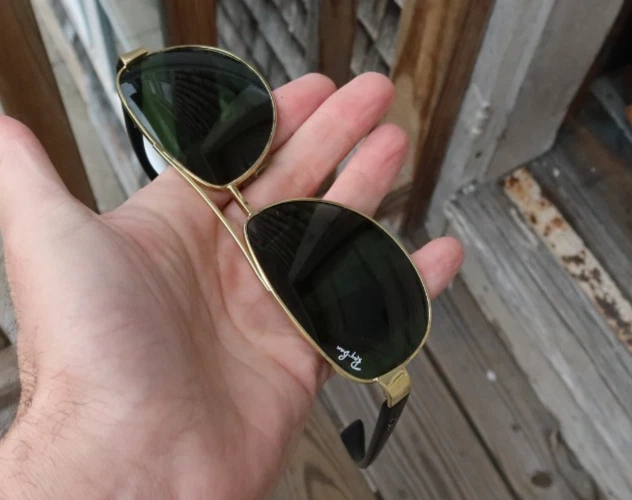 RAR Vintage Herren Ray-Ban Rayban Sonnenbrille RB3386 Italy Sammlerstück ANSEHEN WOW - Bild 3 von 4