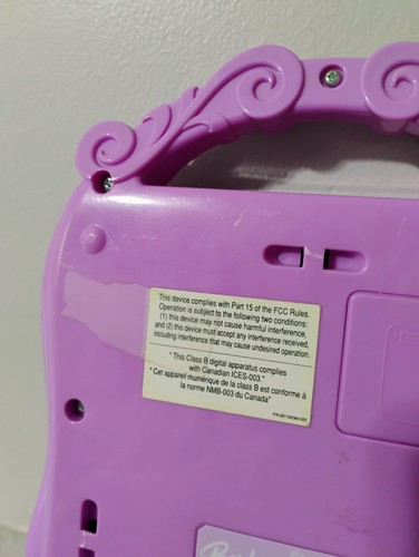 Vintage Oregon wissenschaftlicher Barbie Lern-Laptop Insel Prinzessin Rosella FUNKTIONIERT - Bild 9 von 11