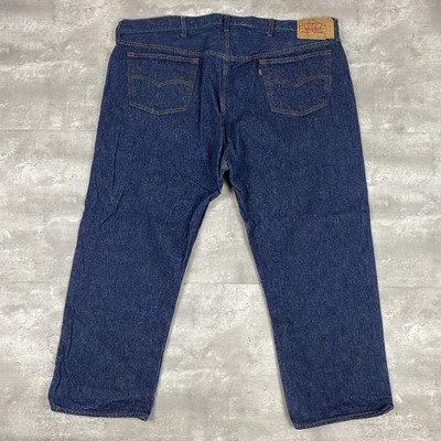 vintage LEVIS 501 3501 0117 jeans denim 52x30 46X26 80s blue