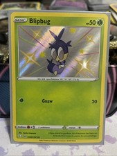 Pokemon TCG Blipbug SV007/SV122 2021 Shining Fates Shiny Holo Rare Card - NM