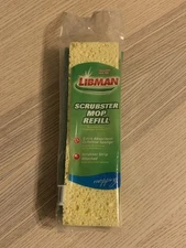 Libman Scrubster Mop Refill Extra Absorbent Cellulose Sponge #00105 Fits #00105