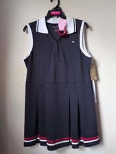 Tommy Bahama Womens NWT 3pc Active Dress Set L Large Navy Tennis Golf Pleated