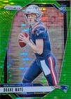 2024 Panini Prizm Drake Maye #329 Neon Green Pulsar Rookie RC Patriots