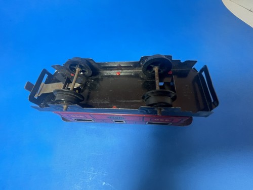 Litografía vintage.  Vagón de tren Marx escala O New York Central Lines Caboose #556 - Imagen 8 de 17