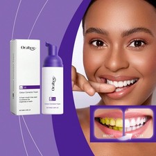 Purple Toothpaste Mousse, Foaming Whitening for Yellow Teeth  Fresh Breath