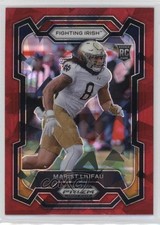 2024 Panini Prizm Draft Picks Red Ice Prizm Marist Liufau #178 7l6