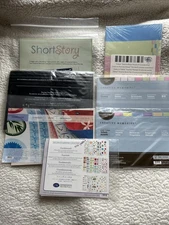 Lot 7 Creative Memories Scrapbook Stickers, Photo Mats, Card,File Folder, Vellum