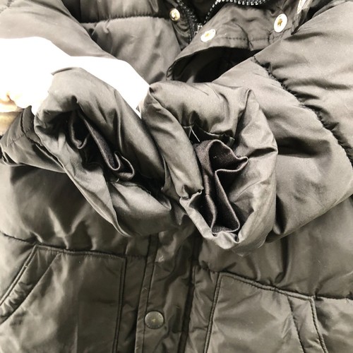 Gap Kids XS 4T-5T Puffer Jacket Black Hooded Snow Jacket Fleece Lined Insulated - Picture 10 of 10