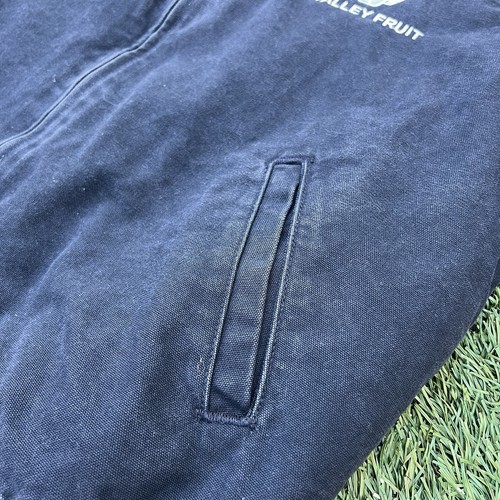 Vintage Carhartt J14 Black Santa Fe Duck Canvas black Quilted XLARGE Regular - Picture 7 of 12