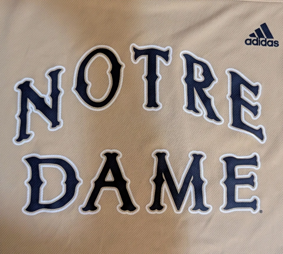 Adidas Universidad de Notre Dame Lucha Irlandesa Hockey Jersey Adulto XL Foto 3 de 4