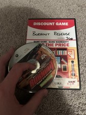 Burnout Revenge Xbox 360 Not For Resale Copy Rare Tested and Working