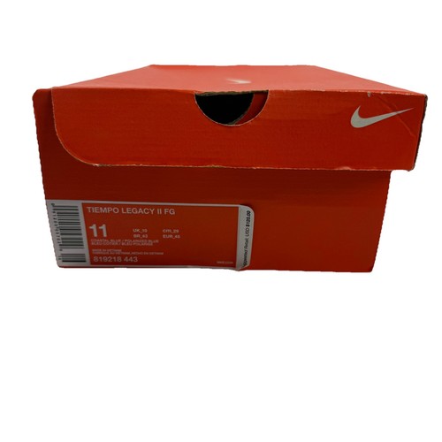 Nike Tiempo Legacy II FG Coastal Blue Sz 11 Men Soccer Shoe. - Picture 14 of 16