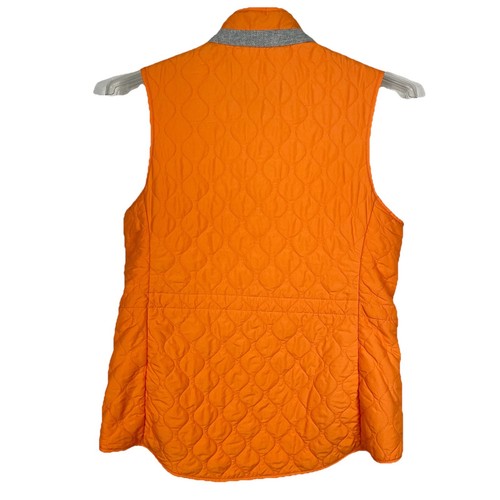 Peter Millar Addison Weste Damen Medium orange gesteppt windabweisend Golf Sport - Bild 2 von 11