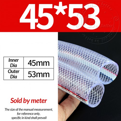 PVC Flexible Braided Water Hose Fish Pond Plastic Pipe Hydrophonics Tubing RPVC - Picture 40 of 42