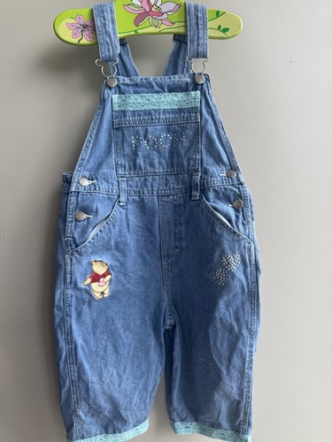 Vintage Disney Kids Winnie The Pooh Overalls