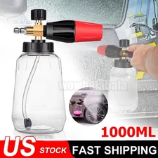 Snow Foam Lance Cannon Soap Bottle Sprayer For Pressure Washer Gun Jet Car Wash