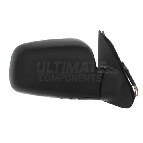 Honda CR-V 2002-2007 Electric Wing Door Mirror Paintable Black Drivers Side