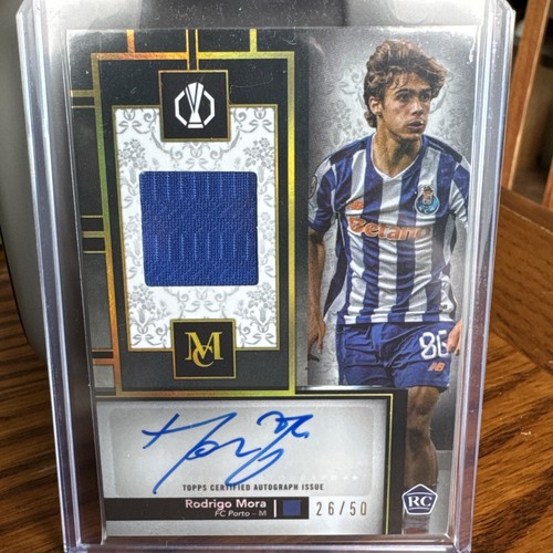 Topps Museum UCC 2025 - Rodrigo Mora - FC Porto - Match Worn Patch Auto /50 (RC)
