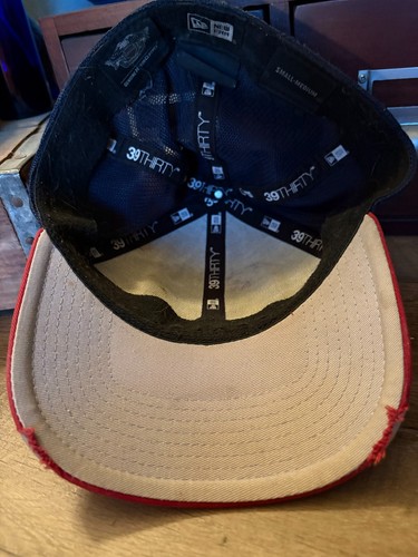 Vintage Harley Davidson Motorcycles NEW ERA Mesh Back Trucker Hat Cap Small-Med - Picture 5 of 6