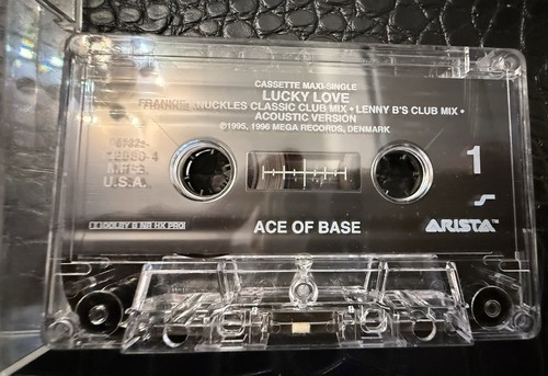 ACE OF BASE - Lucky Love 1996 Cassette Tape Single Vintage Rare Frankie Knuckles - Picture 4 of 7