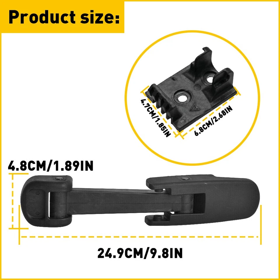 1x Pestillo de capó 15097841 apto para Hummer 2003-09 H2 Chevy Kodiak GMC TopKick EOA Foto 4 de 4