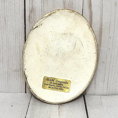 Vintage MAM Originals Oval Crackle Art Briefbeschwerer Kinder Spielen - Bild 5 von 6