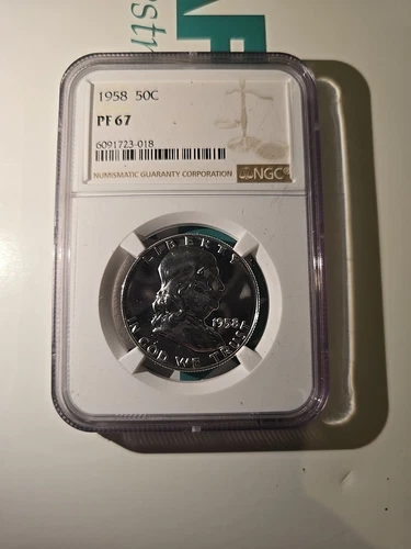 1958 50c NGC PF 67 Franklin Absolutely Stunning 🤩 
