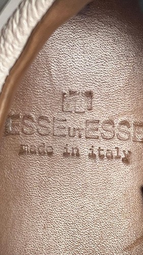 Tenis para mujer Esse ut Esse beige/gris/piel de serpiente de cuero talla EU 41 - US 11 - Imagen 11 de 11