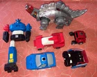 Vintage TRANSFORMERS Mixed Parts Lot Figure Hasbro 80s G1 Bandai Freeway GoBots