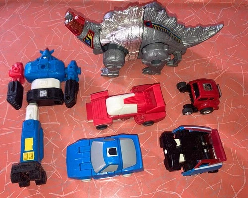 Vintage TRANSFORMERS Mixed Parts Lot Figure Hasbro 80s G1 Bandai Freeway GoBots
