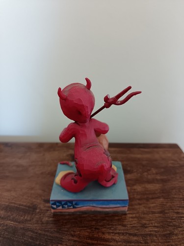 Rare Disney Traditions "Devilish Treat" Donald Duck Halloween Jim Shore Pls Read - Picture 3 of 4