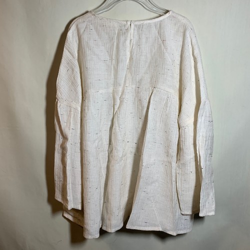 Zara Girls Cream Gauze Top Girls Size 11-12 Soft Collection - Picture 2 of 7