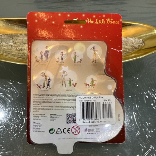 Hape The Little Prince Little Girl & Fox Exclusive Figurines with Stands MOC - Picture 2 of 3