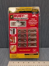 RUBY Monkey Magnets Cabinet and Drawer Magnet Fast and Easy Install 8 Sets