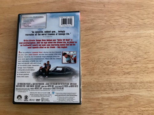 BETTER OFF DEAD  DVD MOVIE WIDESCREEN WITH FREE SHIPPING - Picture 2 of 2