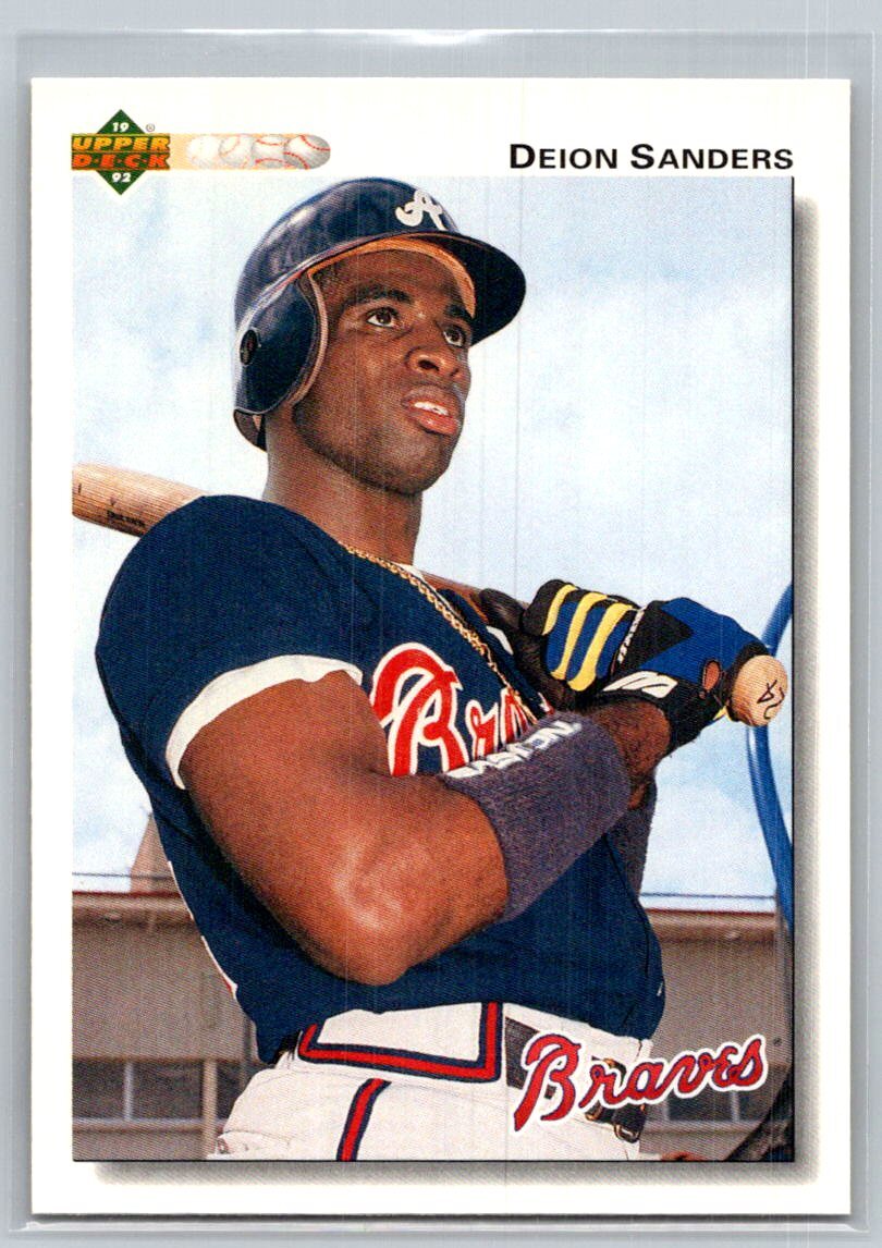 💎1992 Upper Deck Baseball #247 Deion Sanders - Atlanta Braves💎