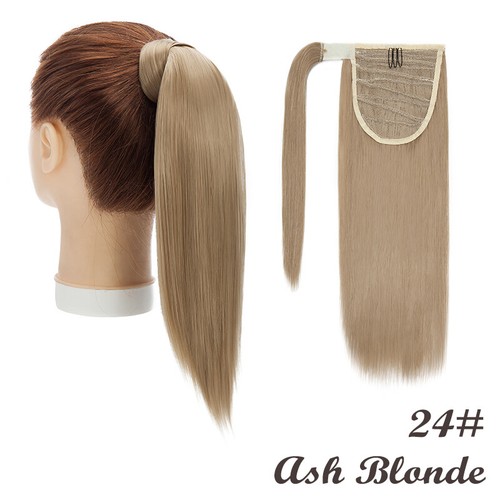 Real Long as Human Pony Tail Wrap on Ponytail Clip in Hair Extensions Hairpiece - Picture 134 of 151