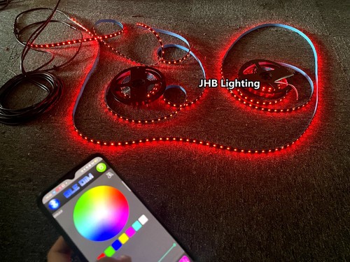 JHB 8 PIEZAS 4 PIES 48 IP67 BLACKOUT Tintado PERSECUCIÓN Tiras de Luces LED de Ronda Fluyente - Imagen 14 de 16